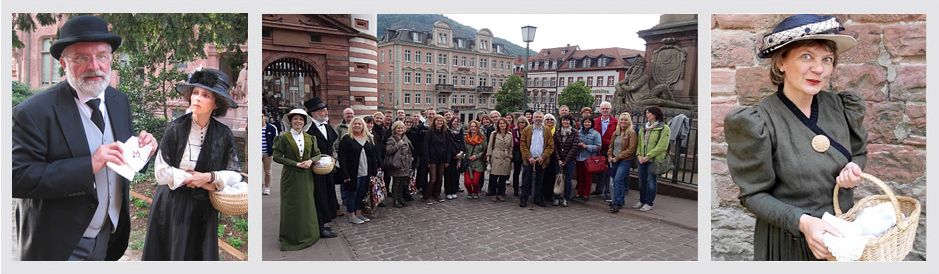 Krimiführung Heidelberg Fotos unserer Stadtführer Kostümführung Stadtführung Heidelberg Kostuemfuehrung Kostümführungen Kostuemfuehrungen Murder Mystery Tour Criminal tours