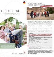 Als Bürgersfrau in Heidelberg Marketing Broschüre