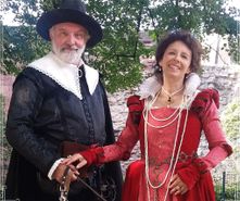 Renaissance couple in Heidelberg